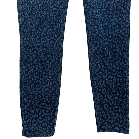 Spanx Womens Large Jeggings Jean-ish Ankle Skinny Leggings Leopard Print Jeans - Picture 3 of 11